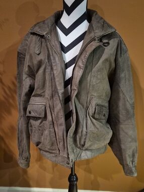 Men's Brown Leather Jacket